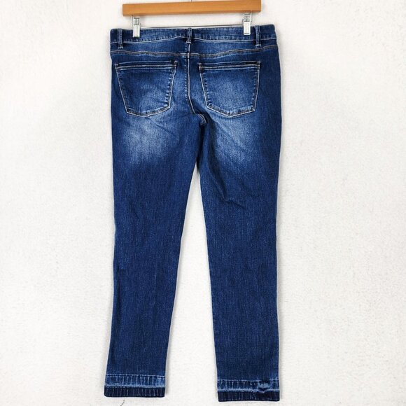 WHBM Jeans Womens 8 Blue Skimmer Stretch Mid Rise Denim Casual Ankle - Picture 7 of 11